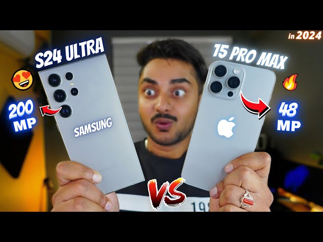 iPhone 15 Pro Max vs Samsung Galaxy S24 Ultra Camera | 15 Pro Max Vs S24 Ultra | Camera Comparison 📸