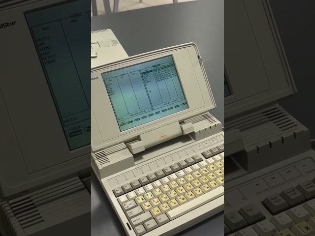 Ретро-ноутбук GoldStar 1991 года #компьютер