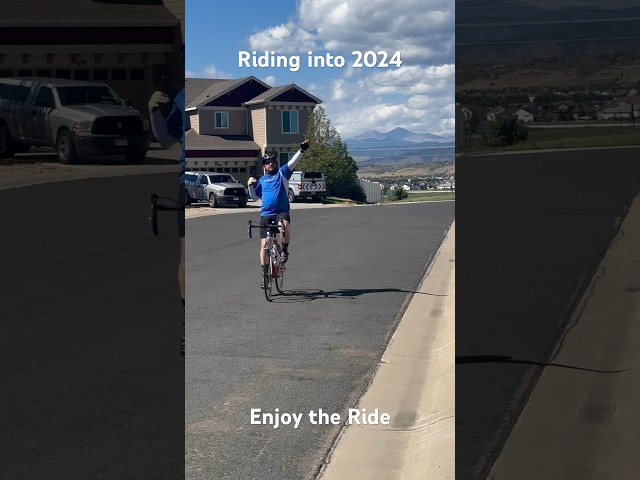 Cycling into 2024 - Enjoy the New Year Rides #bike #sports #shorts