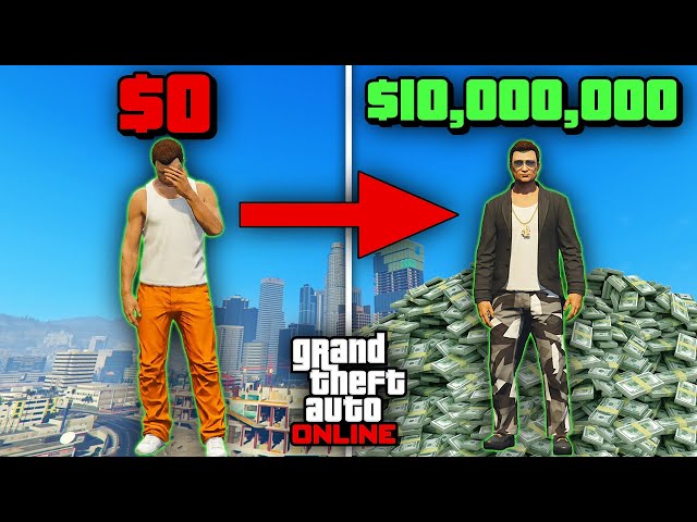 How I Turned $0 into $10 Million as a Level 1 in GTA Online