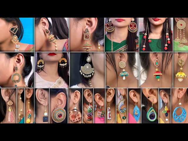 26 Fashion Jewelry Ideas ! Designer Party Wear Jewelry Earrings For Croptops, Gown Dresses & Sarees