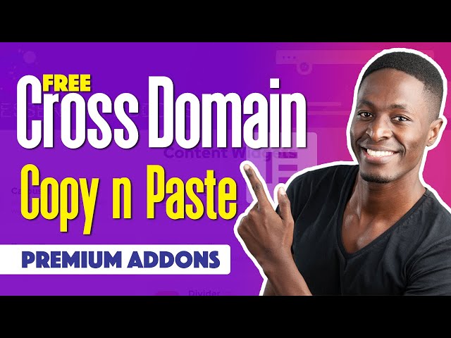 Free Cross Domain Copy and Paste in Elementor with Premium Addons