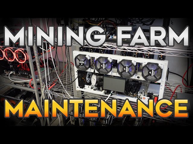 Crypto Mining Farm Maintenance - How much work does it take to run a small GPU farm???