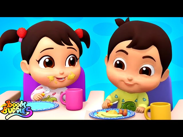 Chew Your Food, Healthy Eating Habits & Kids Rhyme by Boom Buddies