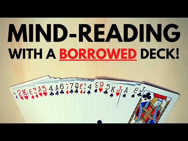 Do Astounding Mind-Reading Magic Card Trick  (Learn the Secret Now!)