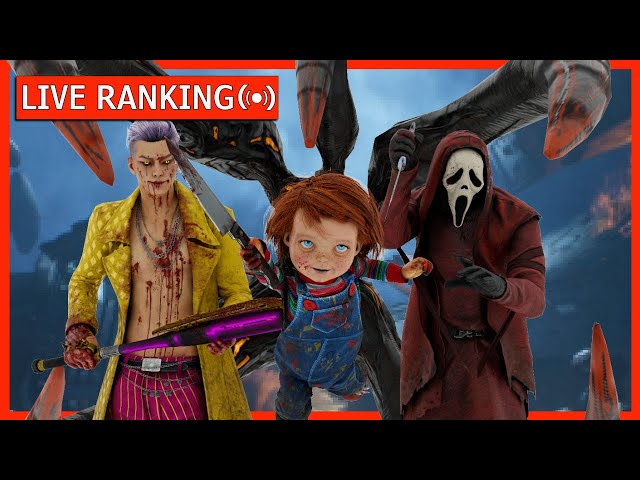 Every Killer Ranked Easiest to Hardest to Master LIVE! (Dead by Daylight)