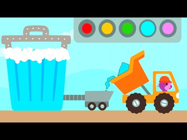 Sago Mini Trucks and Digger Build and Learn Games for Children
