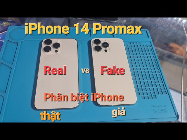 Cách Phân Biệt iPhone 14 Promax thật và giả | How to distinguish real and fake iPhone 14 Promax