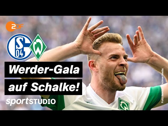 Schalke 04 – Werder Bremen Highlights | 2. Bundesliga, 31. Spieltag 2021/22 | sportstudio