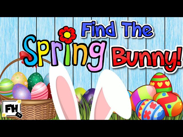 Find The Spring Bunny! 🐇🐰 | Family Spring Game Fitness Edition (Easter)