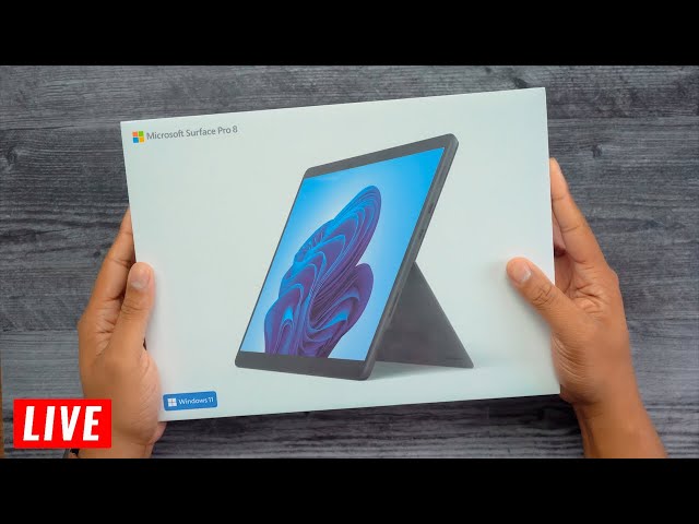 Unboxing the Microsoft Surface Pro 8! (LIVE)