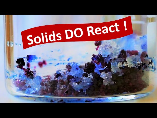 You think two solids don't react? WATCH THIS!