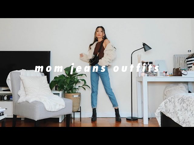 STYLING: MOM JEANS | casual outfit ideas