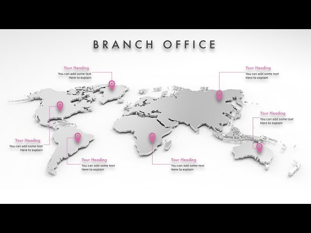 #078 MacOS Keynote Animation Tutorial Map Location Branch office Principle #StayHome #WithMe