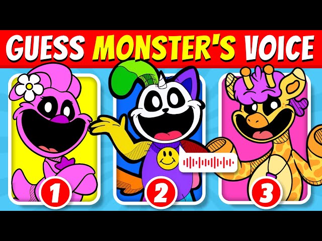 🎤🎵🔊Guess the Smiling Critters Voice (Poppy Playtime Chapter 3 Characters) Compilation #7