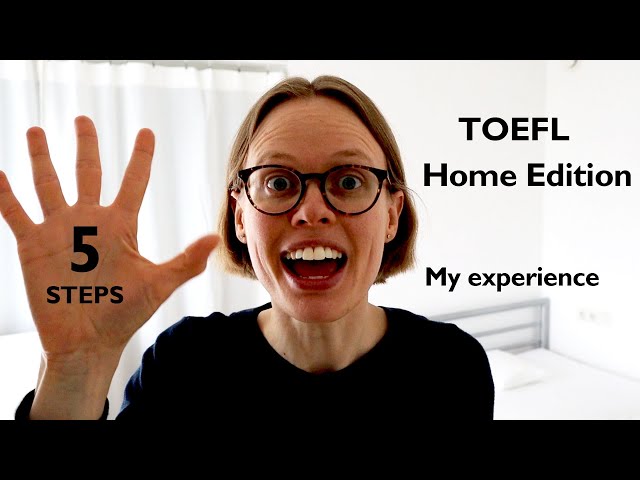 TOEFL HOME Edition – My experience