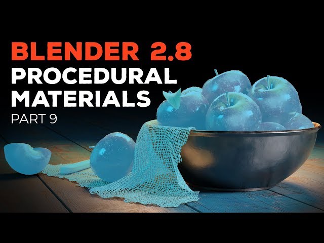 Blender 2.8 Beginner Tutorial - Part 9: Procedural Materials
