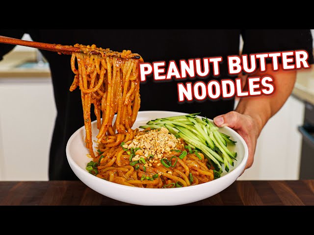 These 15 Minute Creamy Peanut Butter Noodles Will Change Your LIFE!