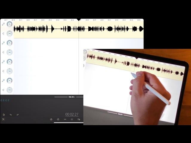 Editing Demo - Ferrite + iPad + Apple Pencil