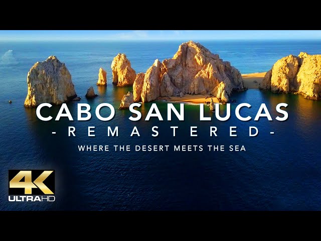 CABO SAN LUCAS 4K DRONE FOOTAGE (ULTRA HD) - Mexico Beautiful Scenery Footage UHD