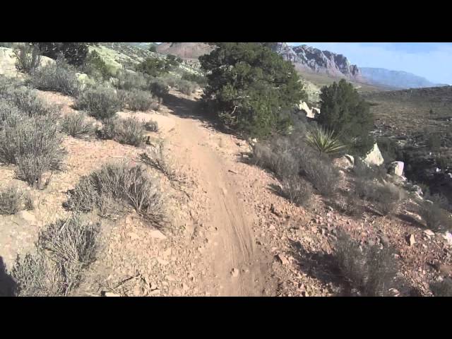 Mountain biking in Cotton wood just out side of Red Rock Las Vegas