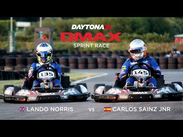 LANDO NORRIS VS CARLOS  SAINZ IN EPIC GO KARTING BATTLE!!