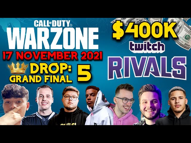*GRAND FINAL* WARZONE $400K Twitch Rivals World Series of Warzone Tournaments / DROP: 5