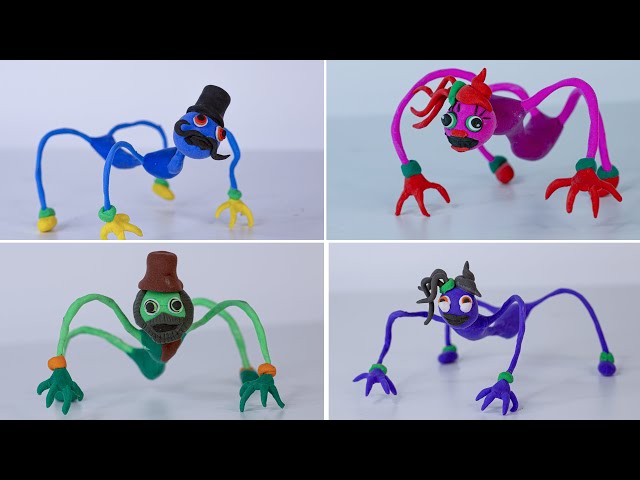Make a Mommy Long Legs Family From Clay In Poppy Playtime Chapter 2 And Chapter 3 | Claystory