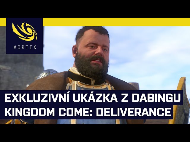 Exkluzivní ukázka dabingu Kingdom Come: Deliverance - Daniel Vávra v roli Hanuše z Lipé