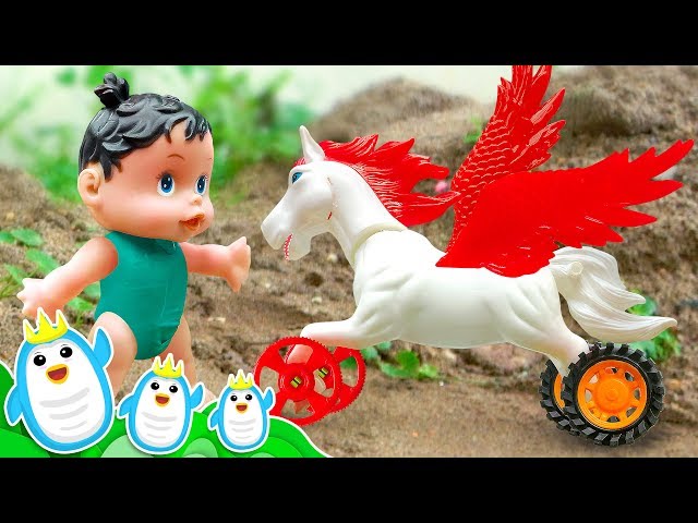 2D Animation - Playful Babies and Funny Friends I451W Learning Animals