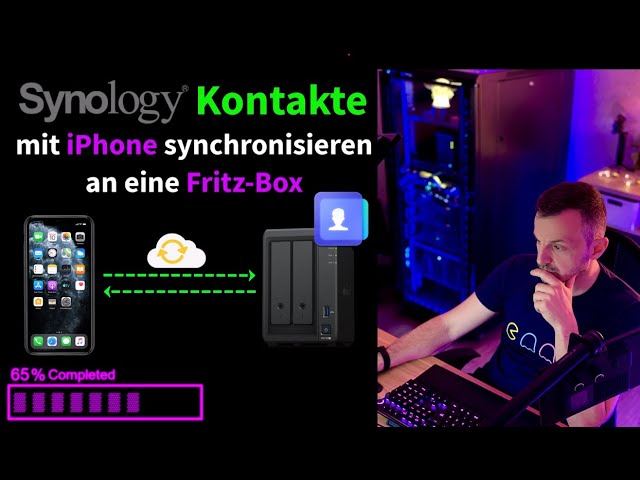Synology Kontakte mit iPhone synchronisieren an einer FritzBox