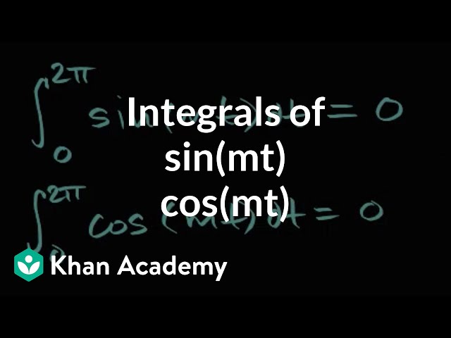 Definite integrals of sin(mx) and cos(mx)