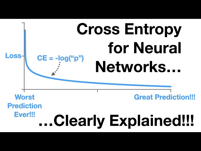 Neural Networks Part 6: Cross Entropy