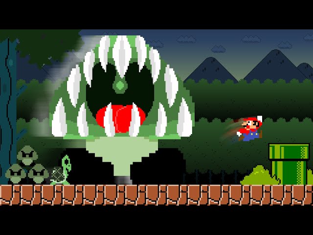 What if Everything Mario Touch Turn To Zombie Monster?