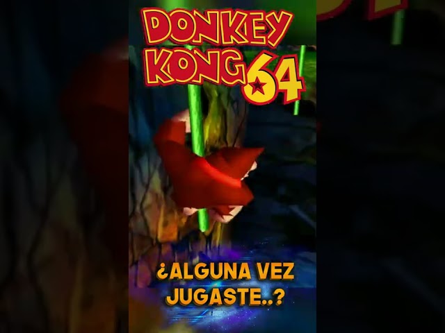 Alguna vez jugaste..? Donkey Kong 64 🐵 #shorts #gaming #donkeykong64 #nintendo64 #viral #retrogaming