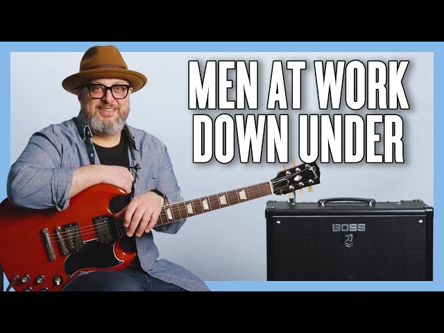 Men At Work Down Under Guitar Lesson + Tutorial