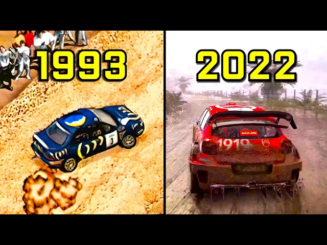 Evolution of WRC Games 1993-2022