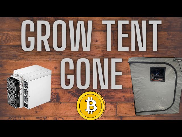 No More Grow Tent Crypto Mining | ASICS In Window?