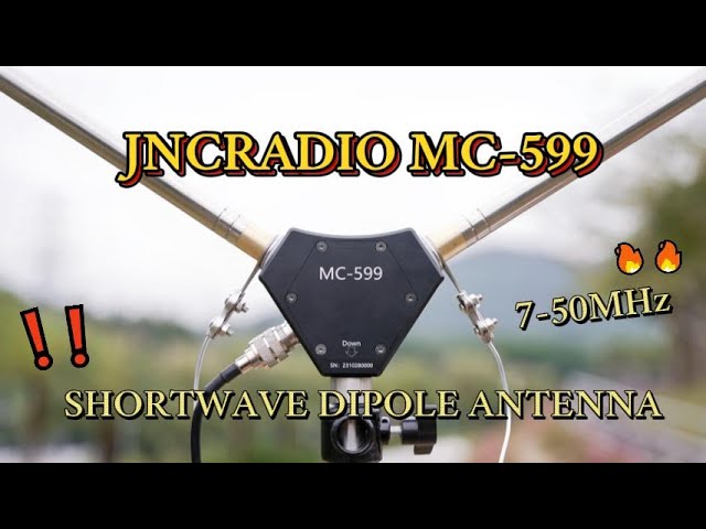 Explore the MC-599 Shortwave Dipole Antenna: Portable, 200 Watt PEP and 7-50MHz Easy Tuning!