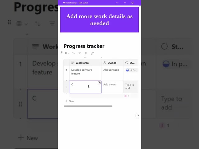 How to Add Progress Tracker in Microsoft Loop
