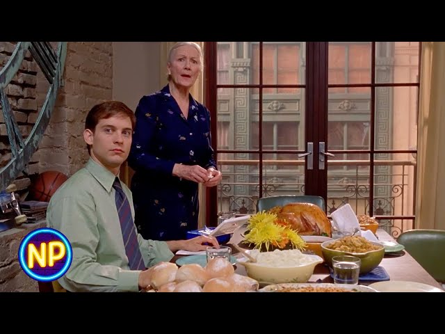 Peter Parker is Late to Thanksgiving Dinner | Spider-Man (2002)