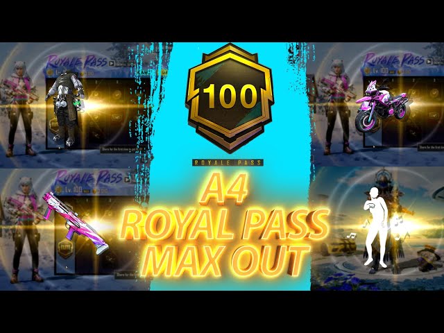 NEW A4 ROYAL PASS MAX OUT🔥🔥🔥
