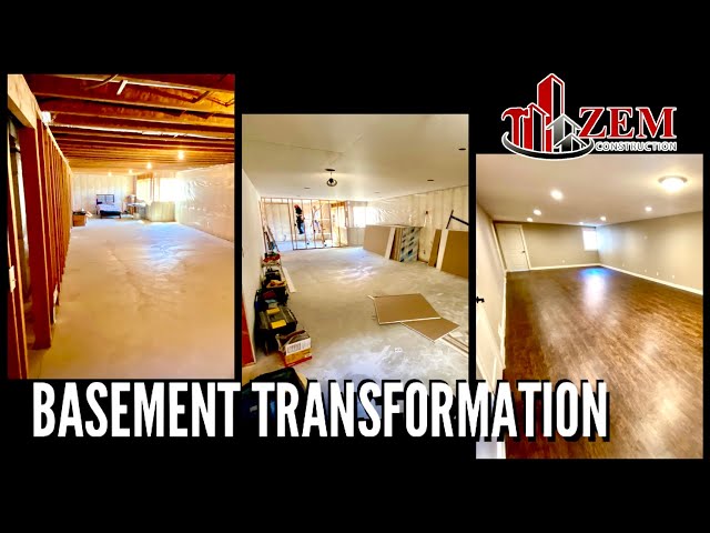 Adding Equity - Finishing a 1300 Square Foot Basement - Full Build Time lapse