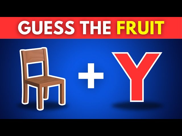 Guess the FRUIT by Emoji 🍑🍉 | Emoji Quiz
