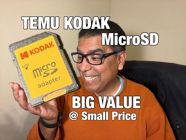 Review of Kodak V30 rated 128GB MicroSD Card from Temu
