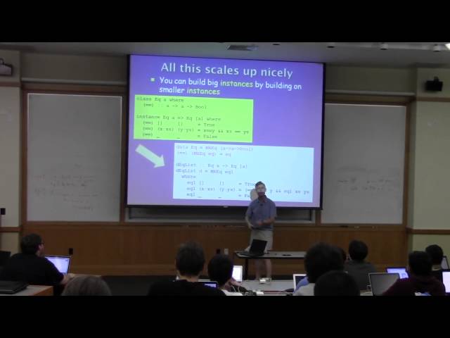 Adventure with Types in Haskell - Simon Peyton Jones (Lecture 1)