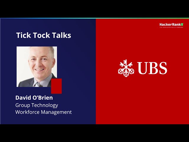 How UBS Standardized Their Remote Hiring Process to Globally Scale Their Tech Team with HackerRank
