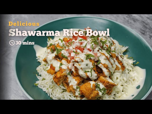 Shawarma Rice Bowl with Garlic Aioli | Easy Rice Bowls Recipe | Cookd