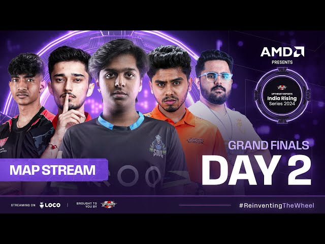 [MAP FEED] AMD Presents UE India Rising Series 2024 | BGMI | Grand Finals Day-2