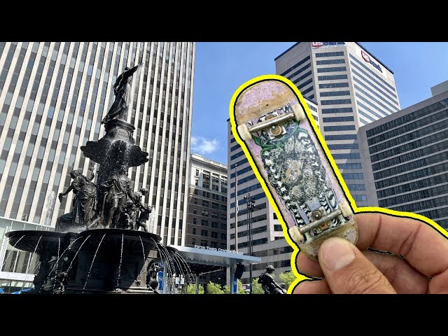 Epic Fingerboarding Challenge in the City!